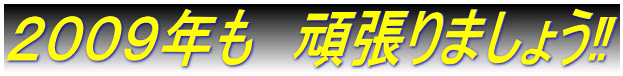 ２００９年も　頑張りましょう‼ 